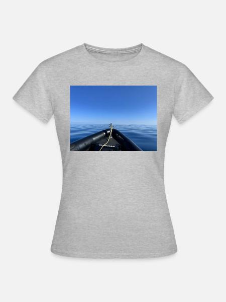 Horizont - Frauen T-Shirt - Grau meliert