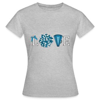 cheerleading - T-shirt Femme - gris chiné - Devant - AI Model Female 172 dark (172cm)