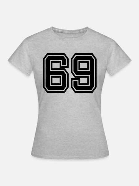 69 - Frauen T-Shirt - Grau meliert