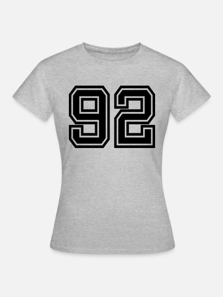 92 - Frauen T-Shirt - Grau meliert