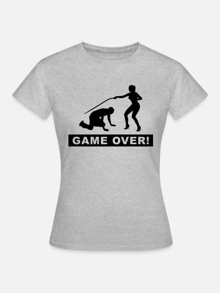 bachelor bachelorette - Frauen T-Shirt - Grau meliert