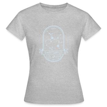 Sagittarius constellation - Women's T-Shirt - heather grey - Front - AI Model Female 172 dark (172cm)
