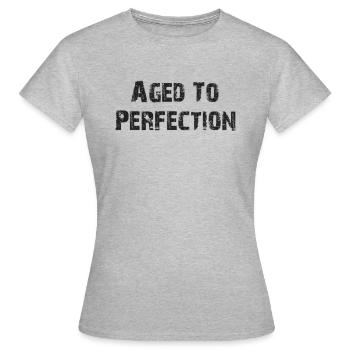 Aged to perfection - Women's T-Shirt - heather grey - Front - AI Model Female 172 dark (172cm)