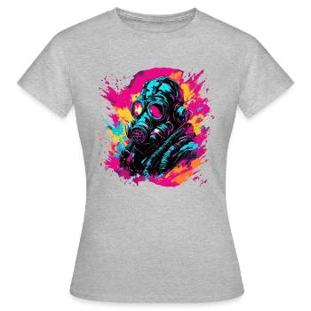 Apocalypse / Apocalypse / Destruction / Anarchie - T-shirt Femme - gris chiné - Devant - AI Model Female 172 dark (172cm)