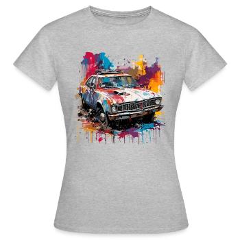 Apocalypse / Apocalypse / Destruction / Anarchie - T-shirt Femme - gris chiné - Devant - AI Model Female 172 dark (172cm)
