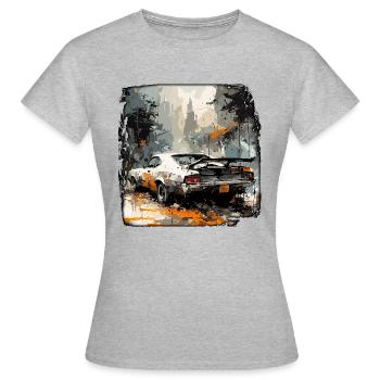 Apocalypse / Apocalypse / Destruction / Anarchie - T-shirt Femme - gris chiné - Devant - AI Model Female 172 dark (172cm)