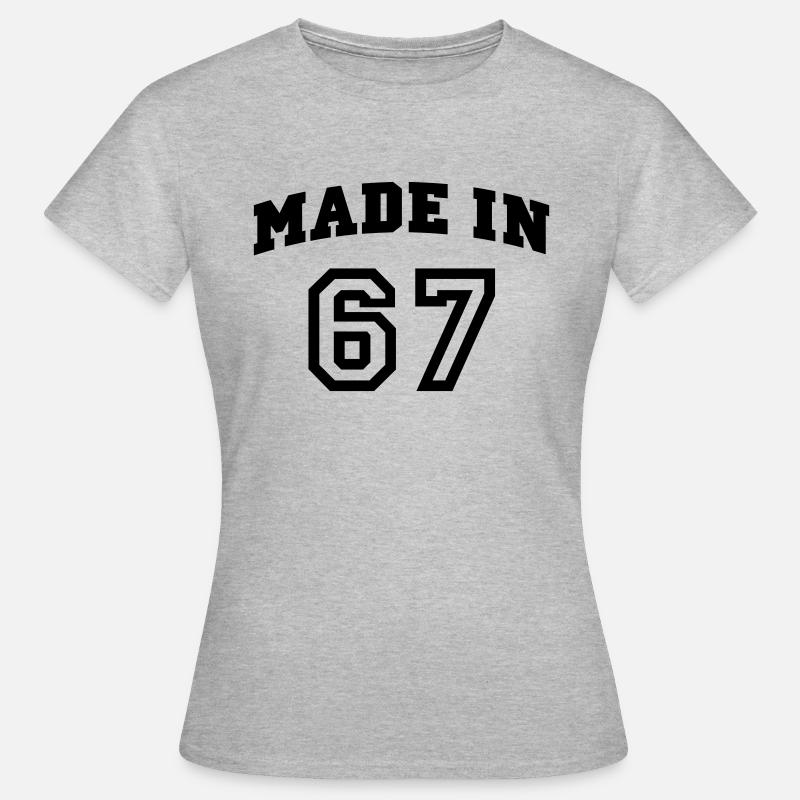 mp_madein67a - Women's T-Shirt - heather grey