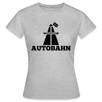 Koks Autobahn - Frauen T-Shirt - Grau meliert - Vorne - AI Model Female 172 dark (172cm)