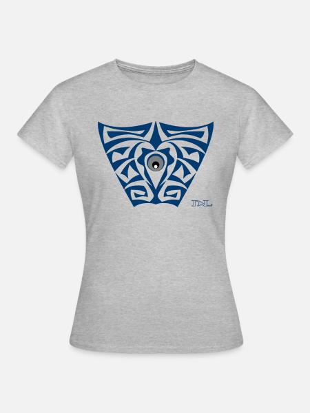 NjOrd IV - Frauen T-Shirt - Grau meliert