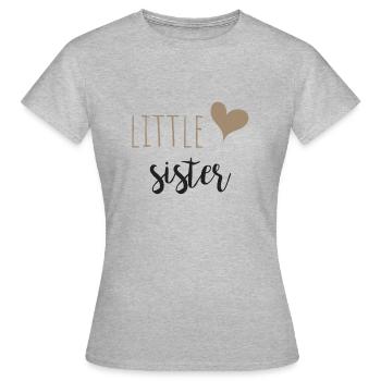 petite soeur - T-shirt Femme - gris chiné - Devant - AI Model Female 172 dark (172cm)