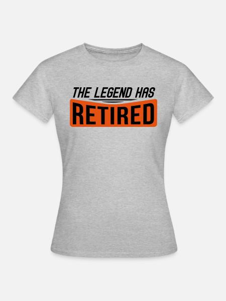 Pensionierung - Frauen T-Shirt - Grau meliert