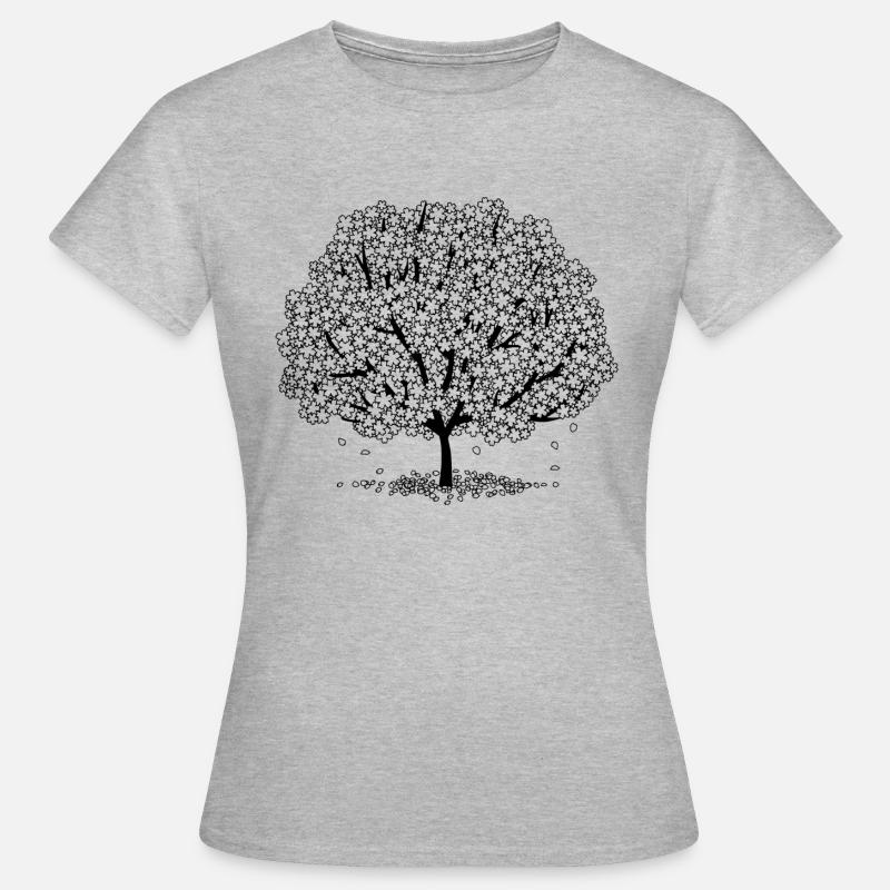 Blossoming tree - Women's T-Shirt - heather grey