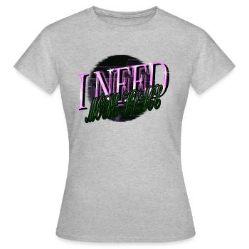 Cool Astronomy Tshirt Happy Astronomy Lovers Geek - T-shirt Femme - gris chiné - Devant - AI Model Female 172 dark (172cm)