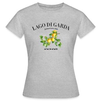 Lago Di Garda Lake Garda Camping - Women's T-Shirt - heather grey - Front - AI Model Female 172 dark (172cm)