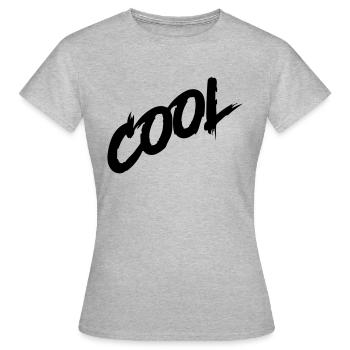 cool - T-shirt Femme - gris chiné - Devant - AI Model Female 172 dark (172cm)