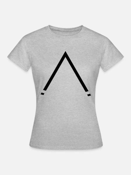 A - Frauen T-Shirt - Grau meliert