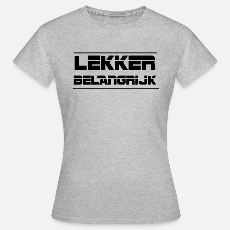 NICE AND IMPORTANT - Women's T-Shirt - heather grey