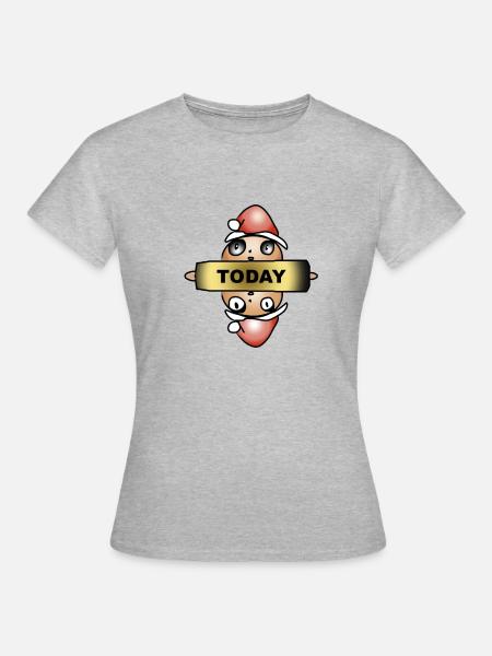 Today - Frauen T-Shirt - Grau meliert