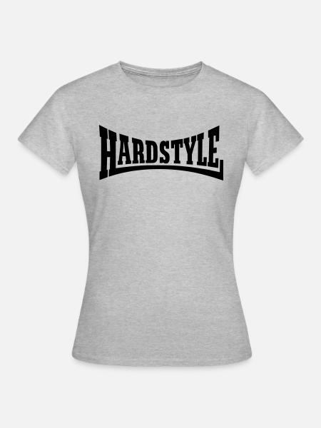 Hardstyle_V63 - Frauen T-Shirt - Grau meliert