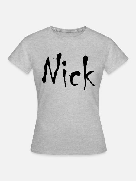 Nick - Frauen T-Shirt - Grau meliert