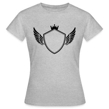 Armoiries - T-shirt Femme - gris chiné - Devant - AI Model Female 172 dark (172cm)