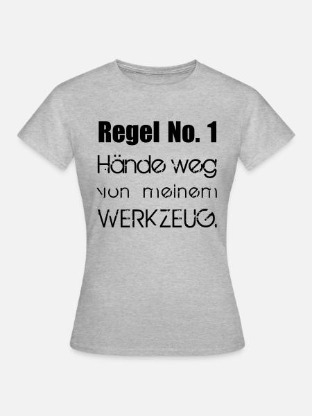 werkzeug - Frauen T-Shirt - Grau meliert