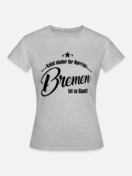 Bremen - Frauen T-Shirt - Grau meliert
