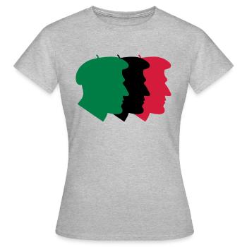 basque people - T-shirt Femme - gris chiné - Devant - AI Model Female 172 dark (172cm)
