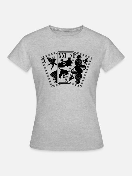 Tarock - Frauen T-Shirt - Grau meliert