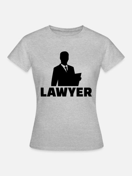 Anwalt - Frauen T-Shirt - Grau meliert