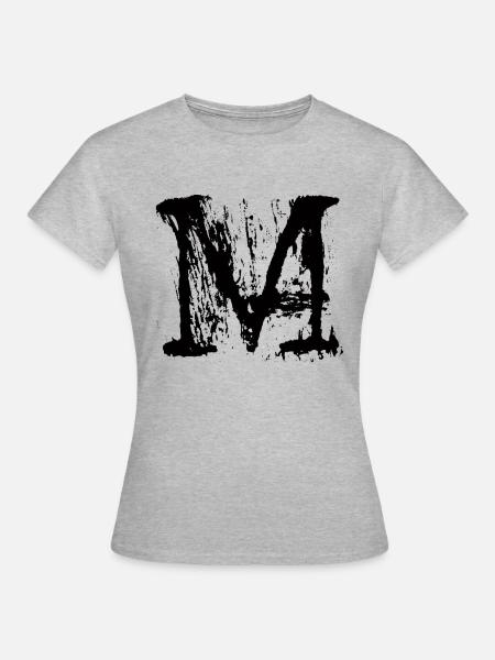 M - Frauen T-Shirt - Grau meliert