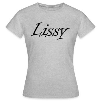 lissy - Frauen T-Shirt - Grau meliert - Vorne - AI Model Female 172 dark (172cm)