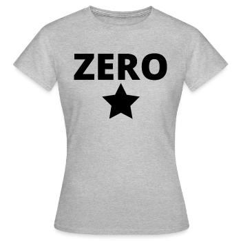 Null - Frauen T-Shirt - Grau meliert - Vorne - AI Model Female 172 dark (172cm)