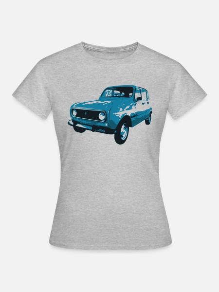 Quatrelle - Frauen T-Shirt - Grau meliert