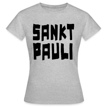 SANKT PAULI - T-shirt Femme - gris chiné - Devant - AI Model Female 172 dark (172cm)