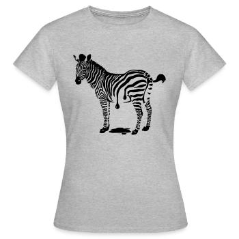 fraîchement peint - T-shirt Femme - gris chiné - Devant - AI Model Female 172 dark (172cm)