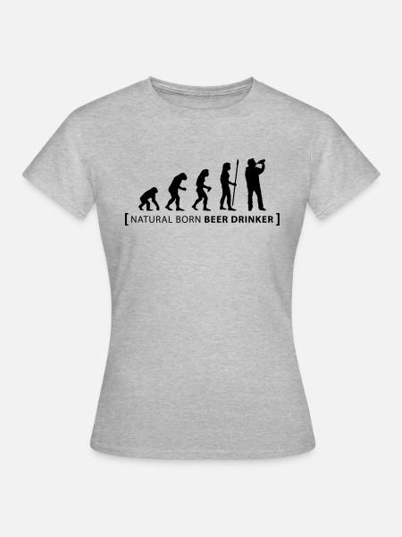 fassbier - Frauen T-Shirt - Grau meliert