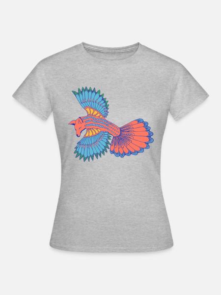 Flughund - Frauen T-Shirt - Grau meliert