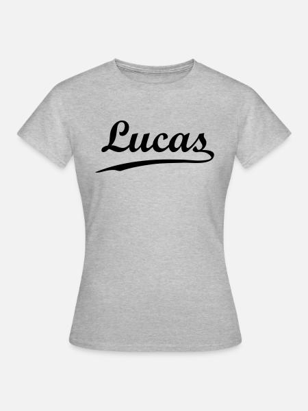 lucas - Frauen T-Shirt - Grau meliert