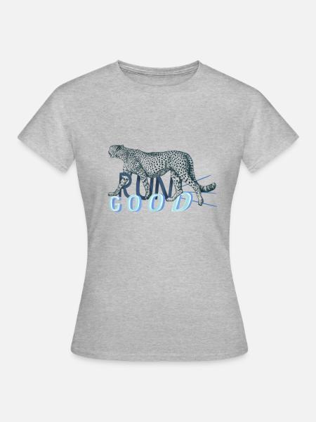 Run good - Frauen T-Shirt - Grau meliert