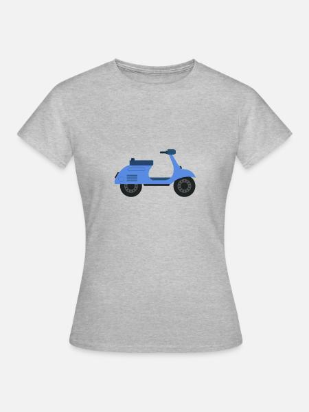Roller - Frauen T-Shirt - Grau meliert