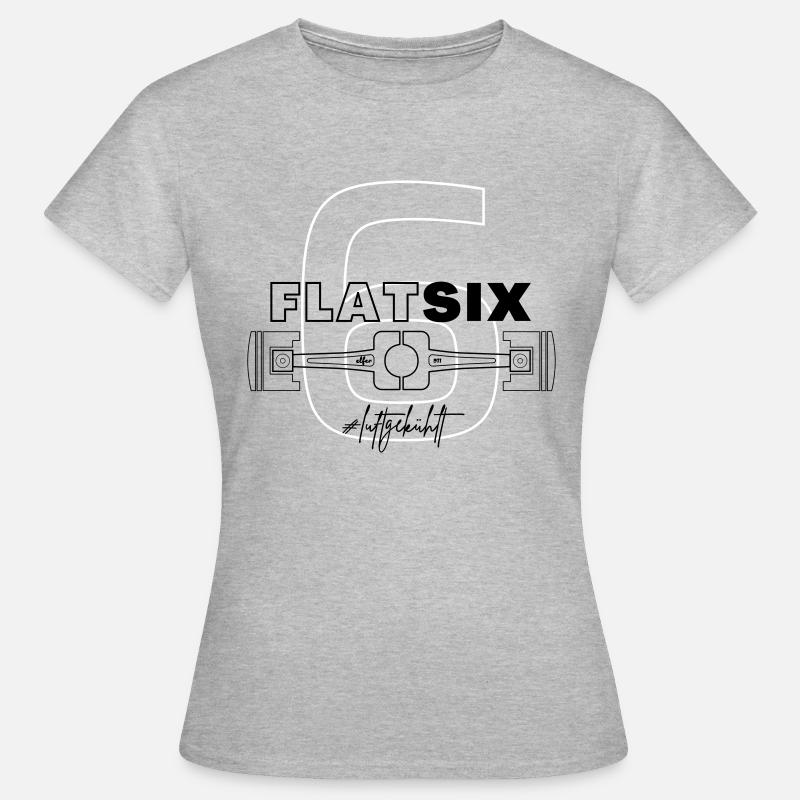 Flat6 - Piston air-cooled - Women's T-Shirt - heather grey