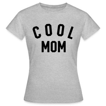 20230509 Cool Mom - Women's T-Shirt - heather grey - Front - AI Model Female 172 dark (172cm)