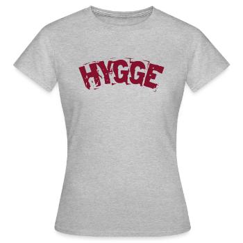 Hygge Scandinavian Lifestyle - Women's T-Shirt - heather grey - Front - AI Model Female 172 dark (172cm)