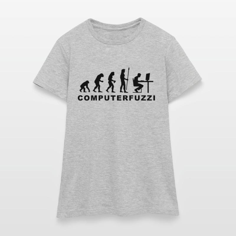 evolution_computerfuzzi T-shirt Femme