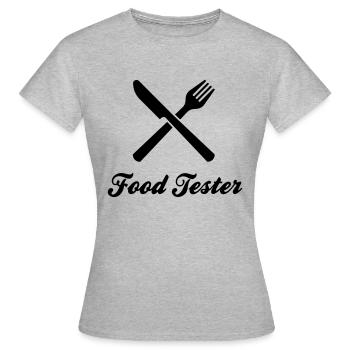 Manger - T-shirt Femme - gris chiné - Devant - AI Model Female 172 dark (172cm)