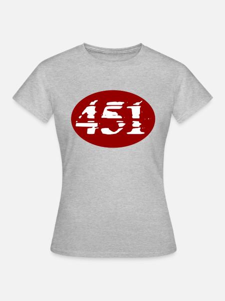 451.png - Frauen T-Shirt - Grau meliert