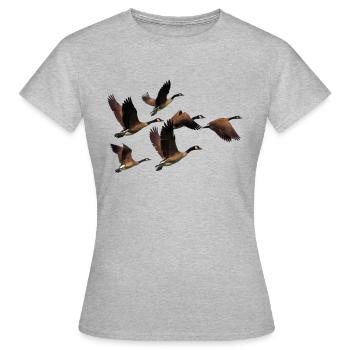 canards - T-shirt Femme - gris chiné - Devant - AI Model Female 172 dark (172cm)