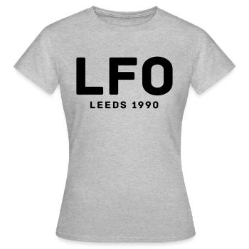 LFO Leeds 1990 - T-shirt Femme - gris chiné - Devant - AI Model Female 172 dark (172cm)
