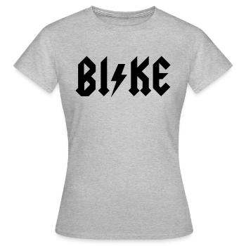 Bike - T-shirt Femme - gris chiné - Devant - AI Model Female 172 dark (172cm)